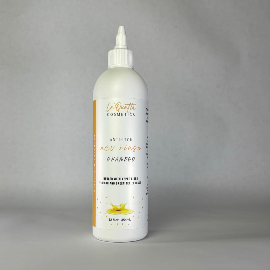 ACV Rinse Shampoo for deep cleansing and scalp detox, removes buildup for fresh, healthy hair