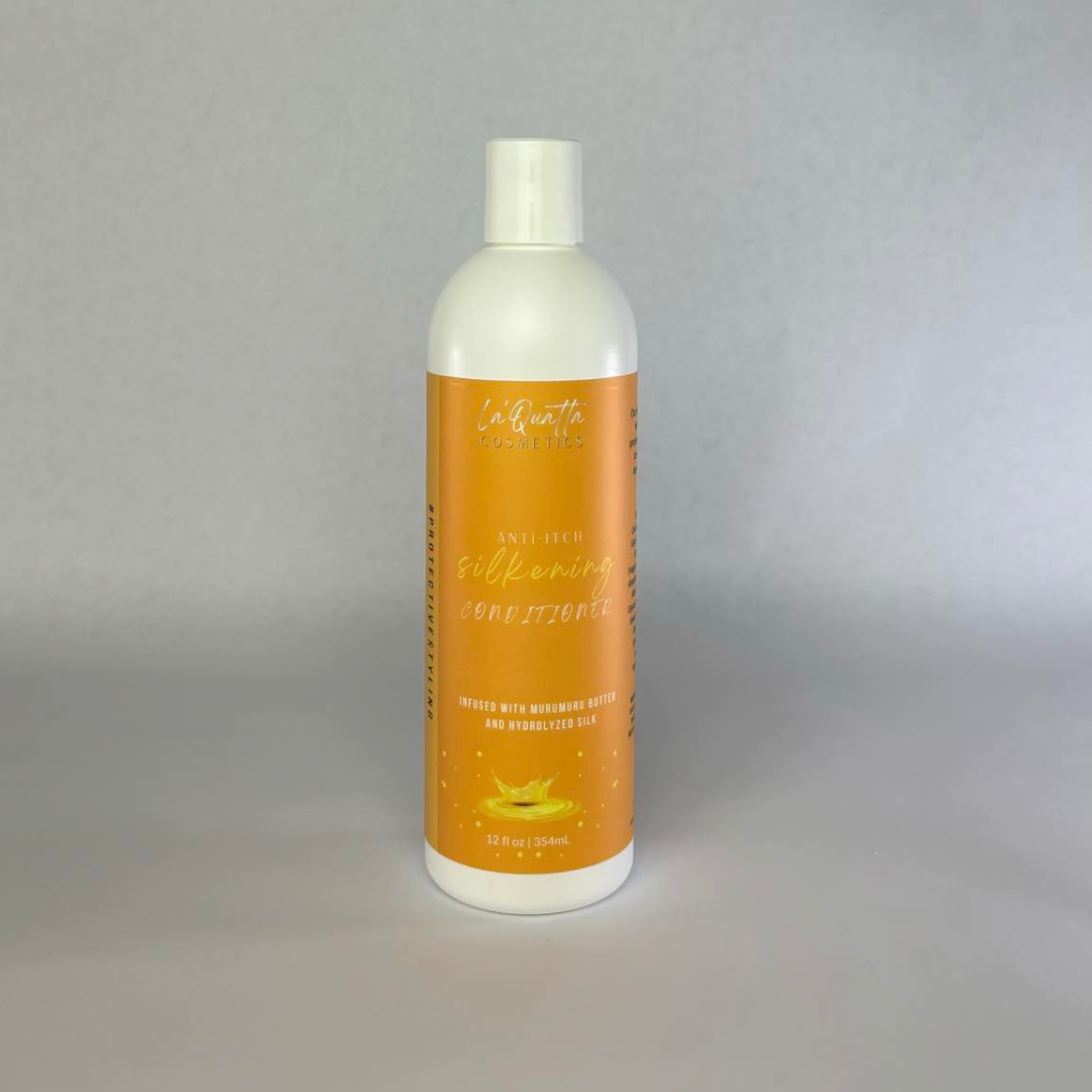 Silkening Conditioner for soft, shiny hair, detangles and smooths frizz for sleek, manageable styles