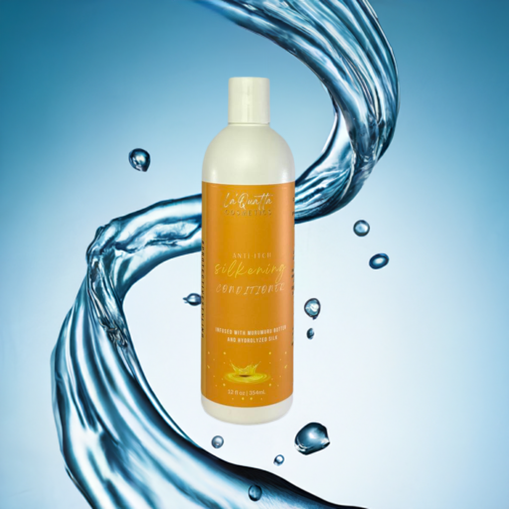 Silkening Conditioner for soft, shiny hair, detangles and smooths frizz for sleek, manageable styles