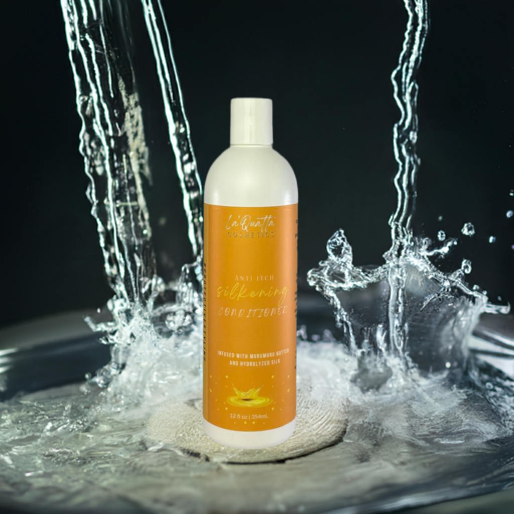 Silkening Conditioner for soft, shiny hair, detangles and smooths frizz for sleek, manageable styles