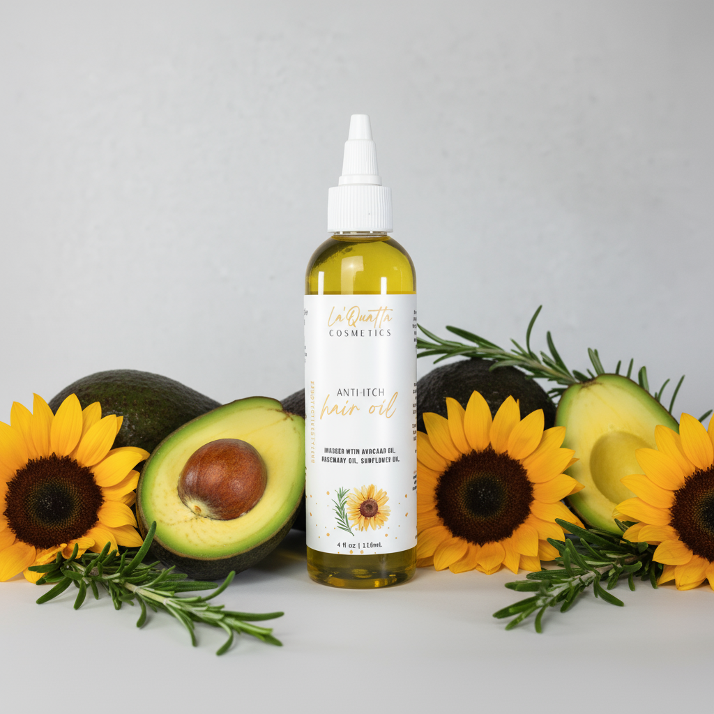 Anti-Itch Hair Oil – Natural Relief for Dry, Itchy Scalp